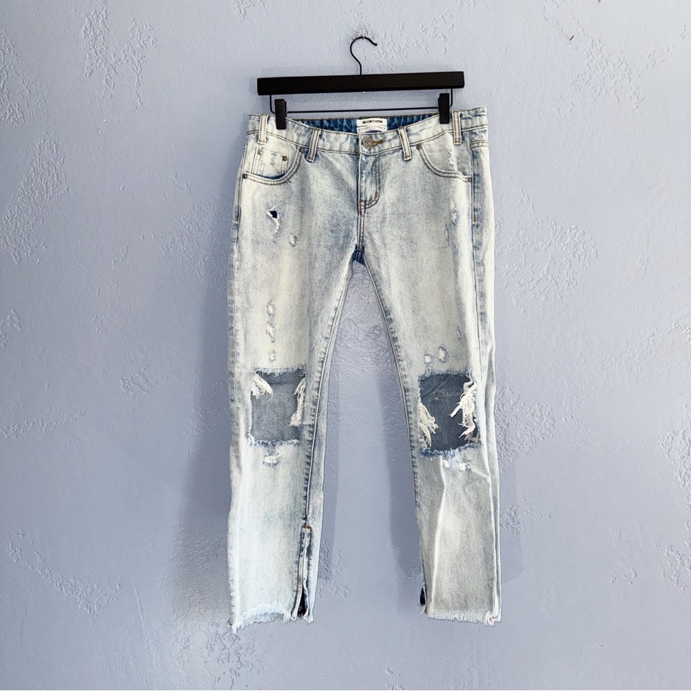 Oneteaspoon light wash distress jeans Size 30